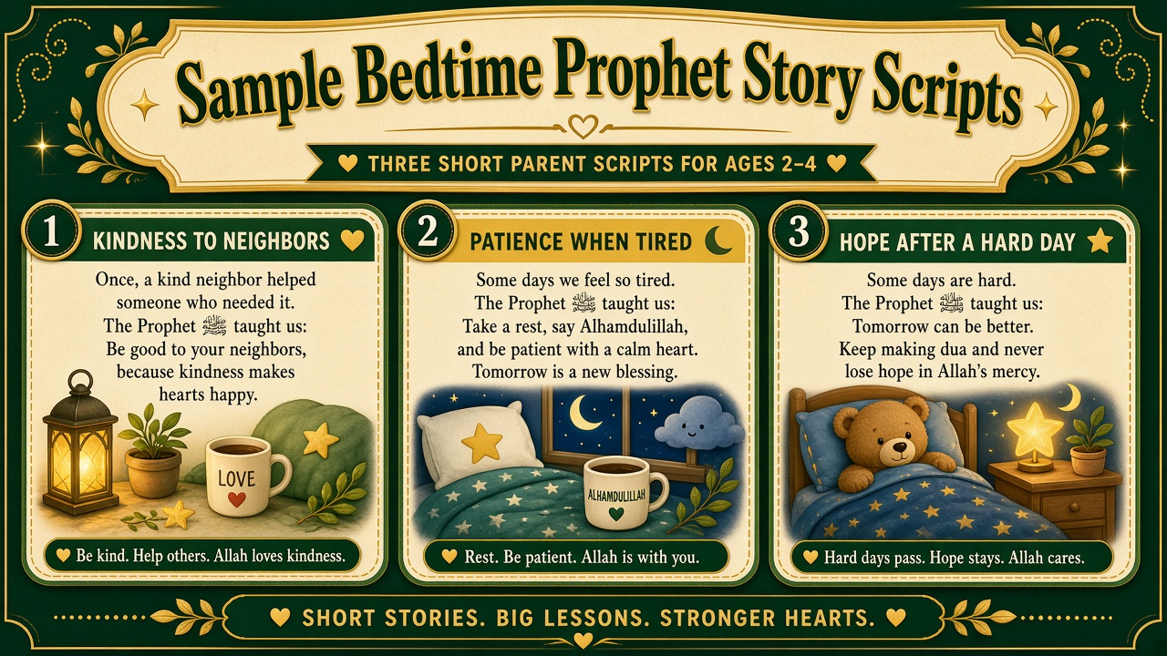 Sample bedtime story scripts