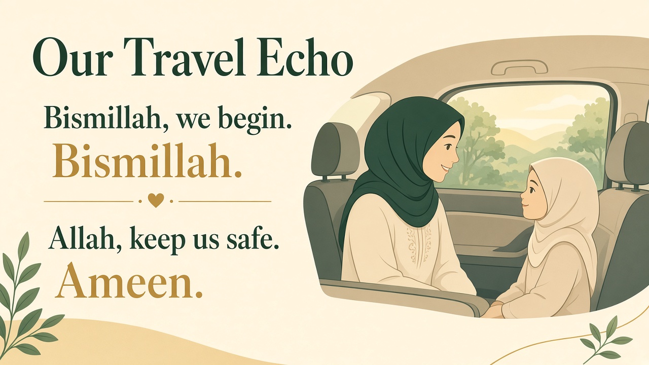 Parent-child call-and-response dua card