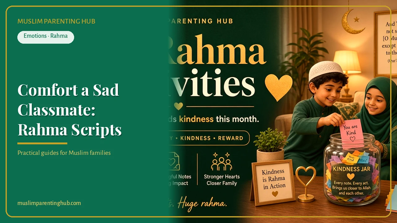 Comfort a sad classmate with rahma scripts — cover