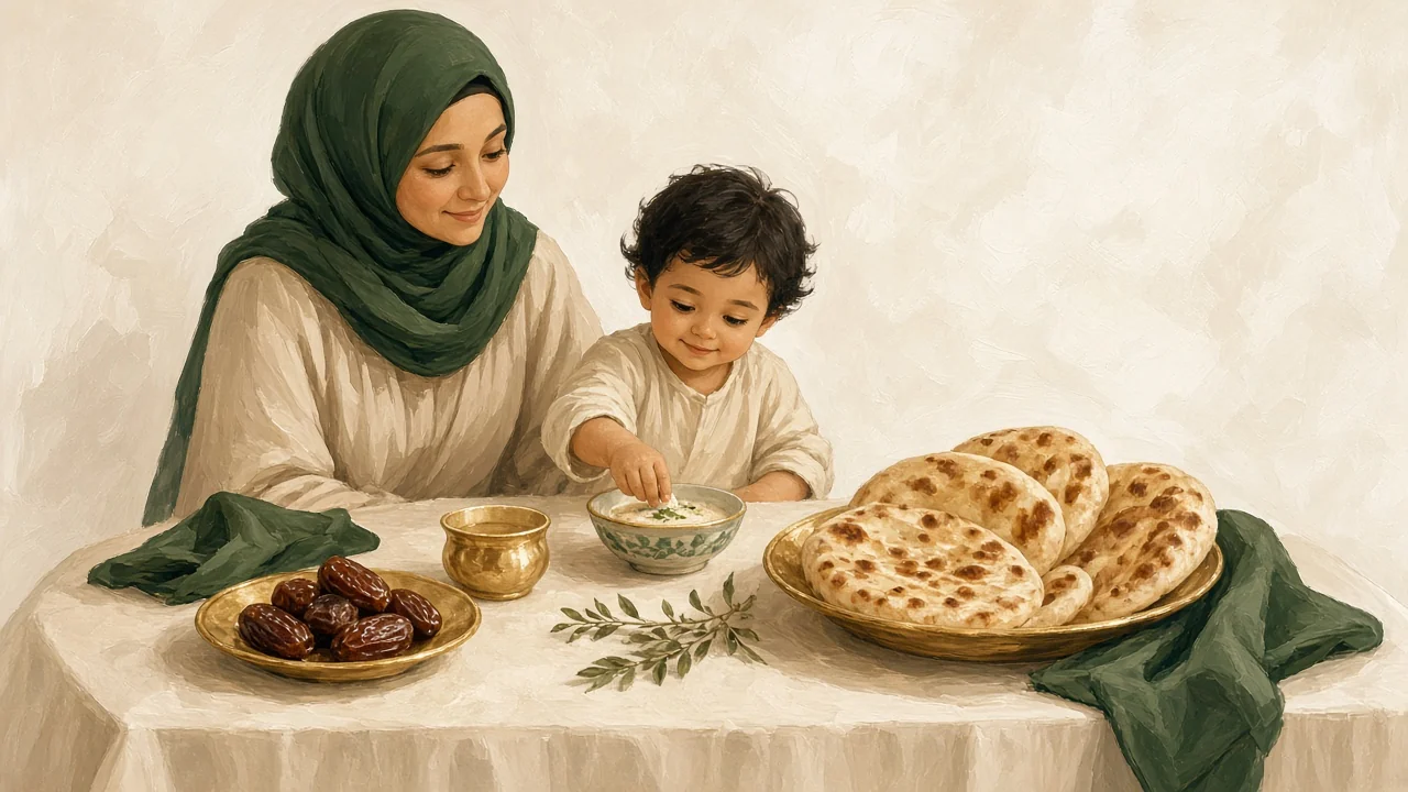 Islamic Table Manners for Toddlers: A 7-Day Bismillah & Right-Hand Plan — MPH cover