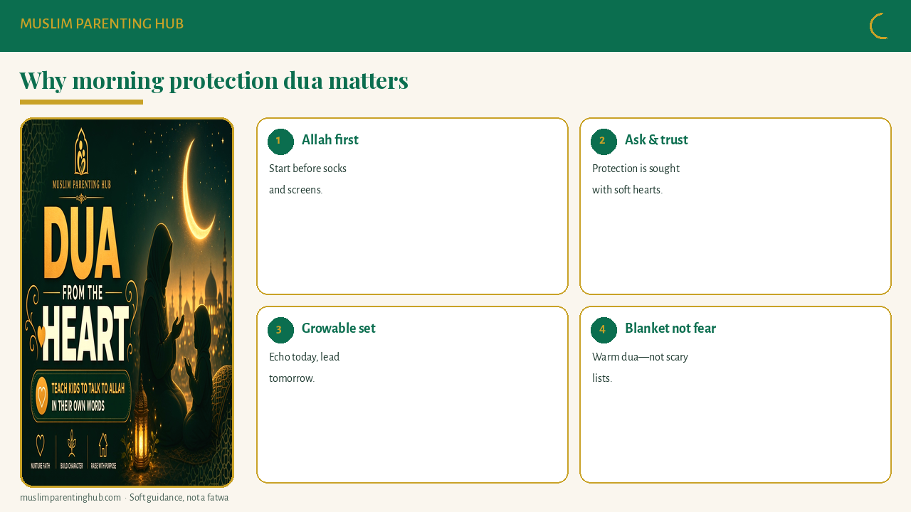 Why morning protection dua matters