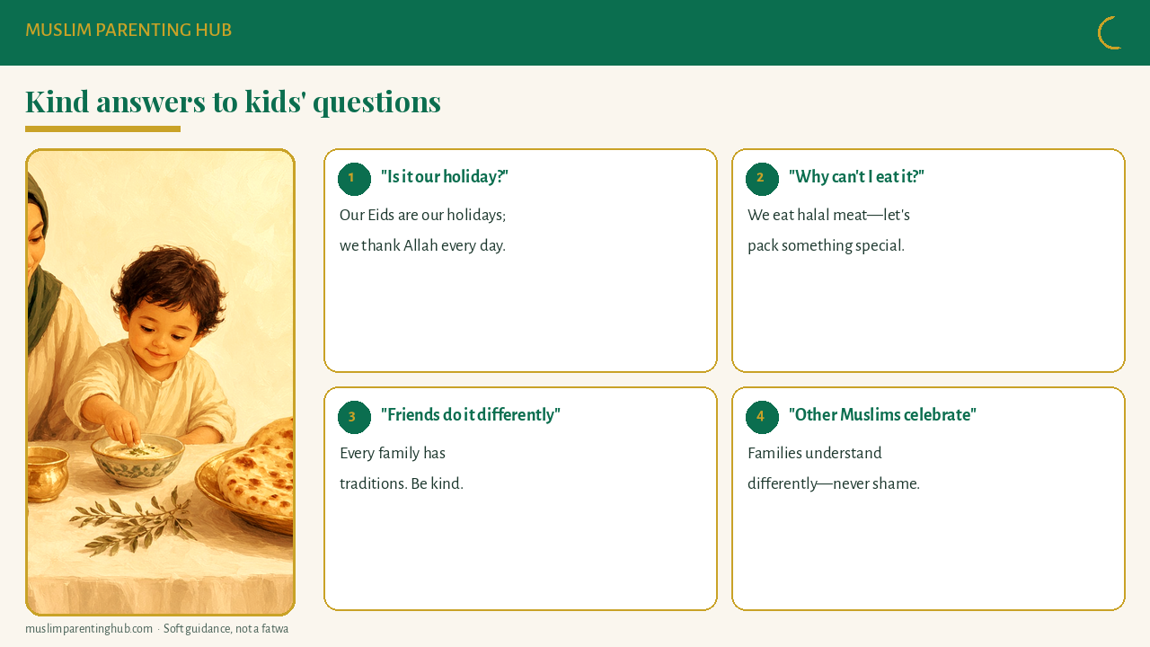 Kind answers to kids' Thanksgiving questions