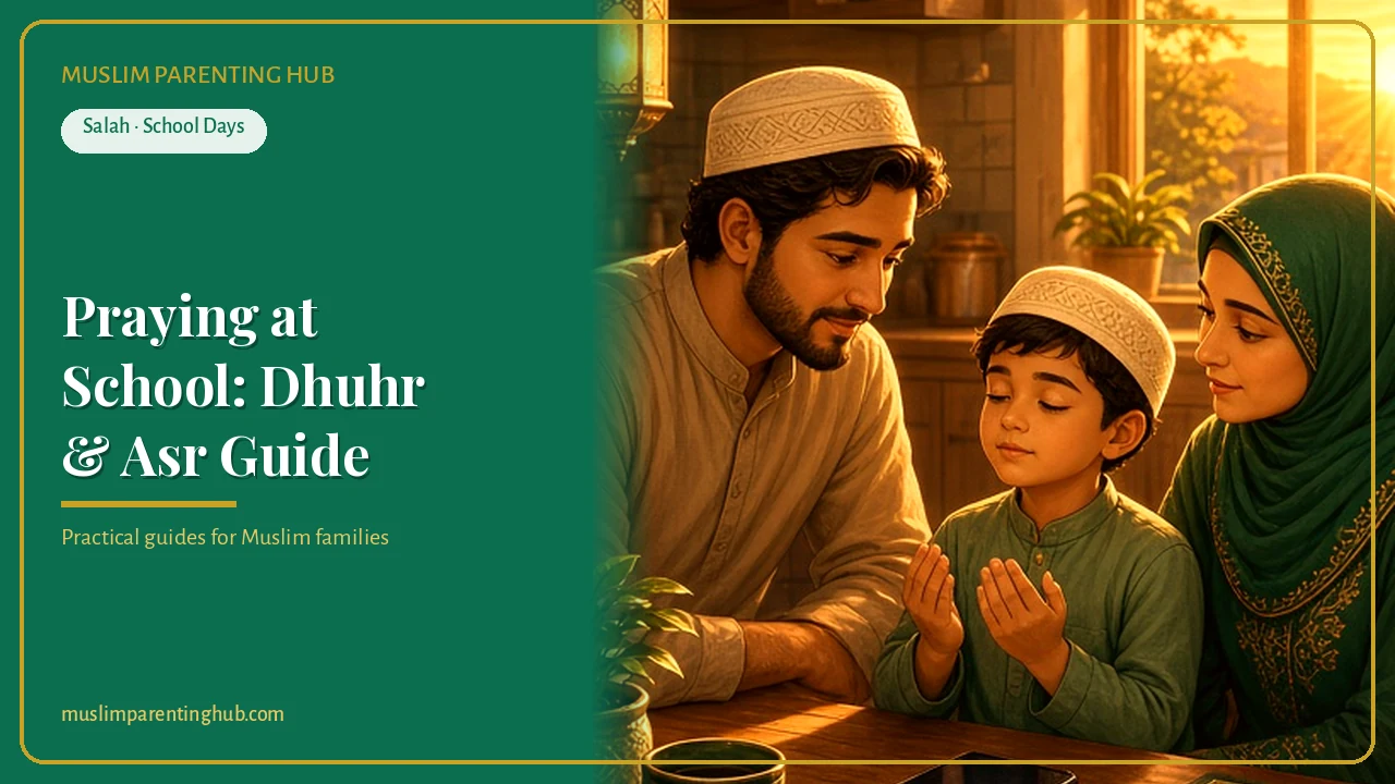 How Muslim Kids Can Pray at School: Dhuhr and Asr in a US School (Winter Prayer Times Guide) cover