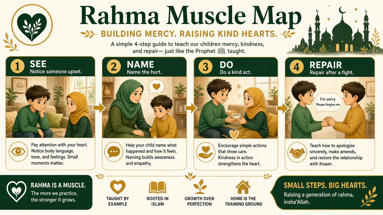 Rahma muscle: see, name, do, repair