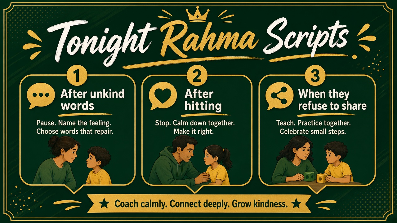 Tonight rahma scripts board