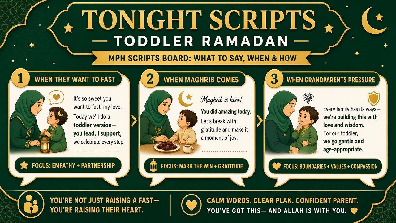 Tonight scripts for toddler Ramadan