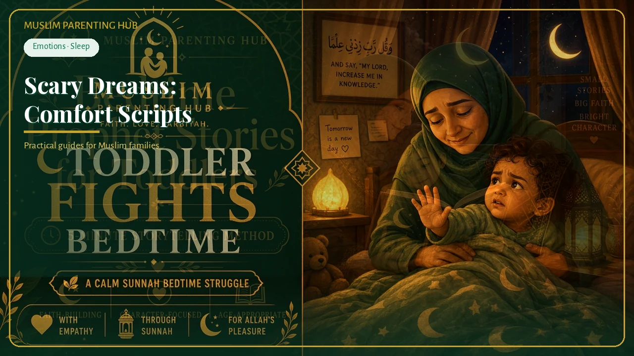 Scary dreams Islamic comfort scripts — MPH cover