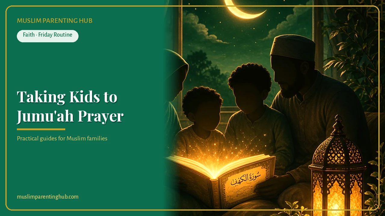 Taking kids to Jumu'ah prayer: a calm Friday plan for Muslim families