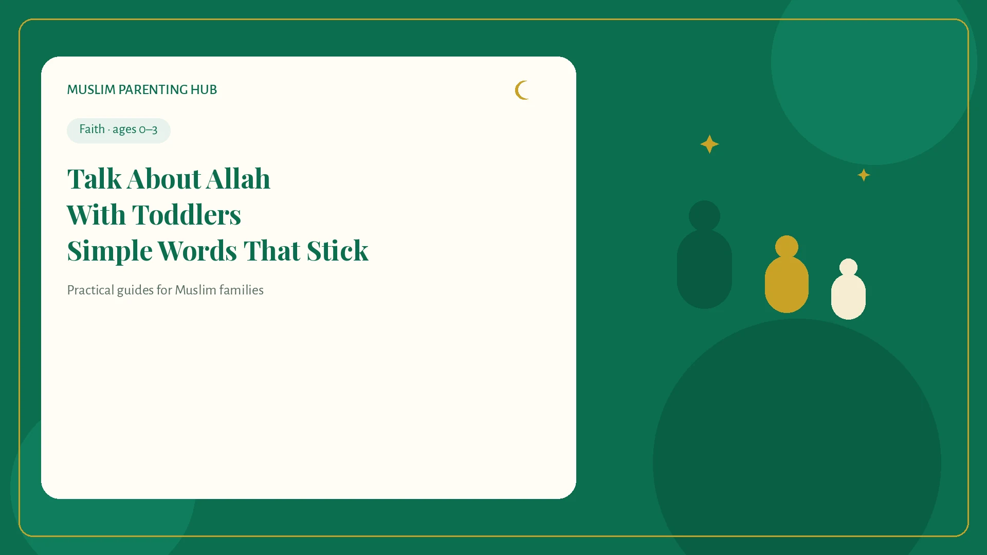 Talk about Allah with toddlers — MPH cover