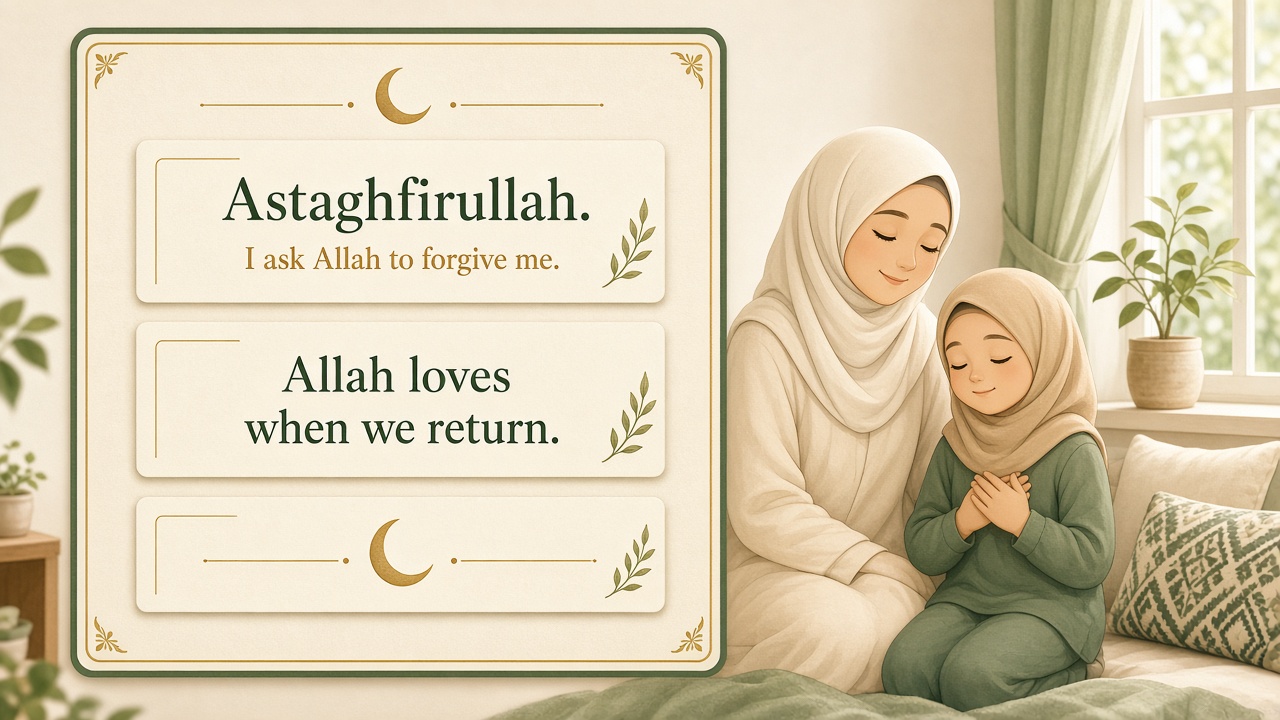 Soft istighfar for kids without shame