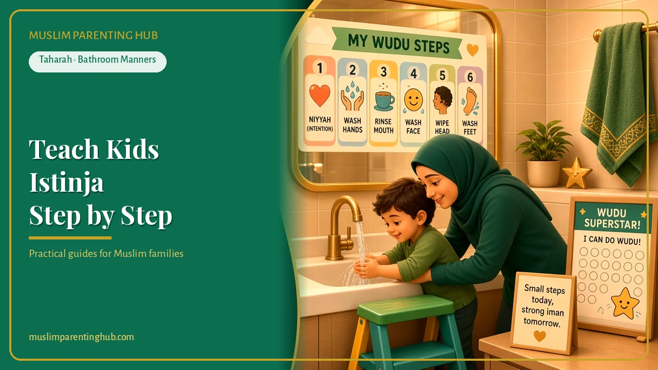 How to Teach Kids Istinja: Simple Washing Steps for US Bathrooms cover