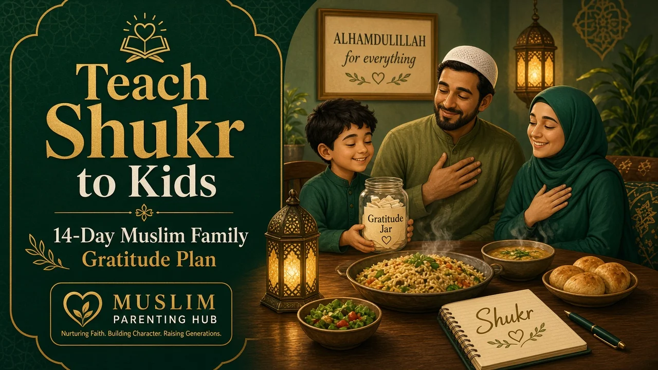 Teach shukr to kids 14-day plan — MPH cover