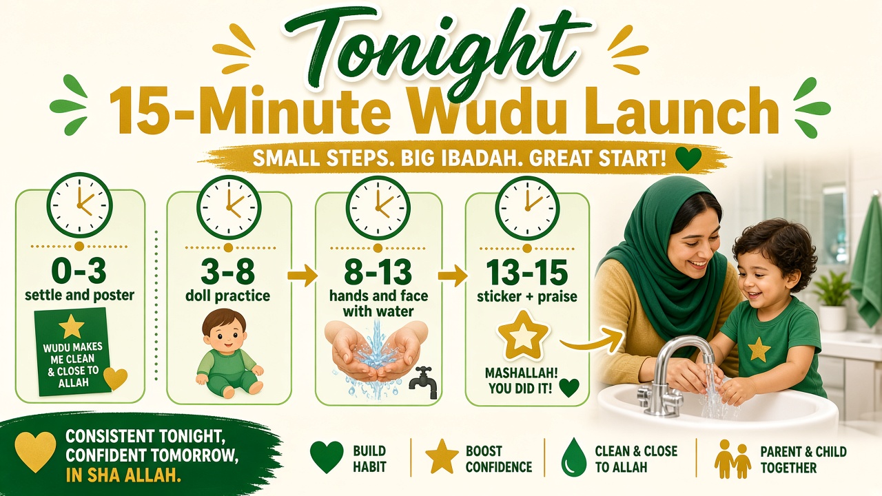 Tonight 15-minute wudu launch