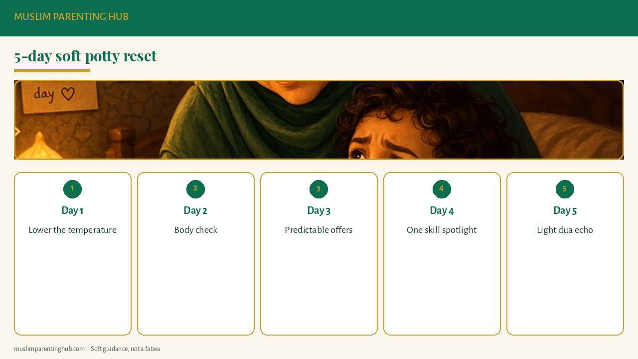 5-day soft potty reset